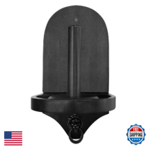Hathaway Premier Wall-Mounted Cone Chalk Holder, Black - $40.25