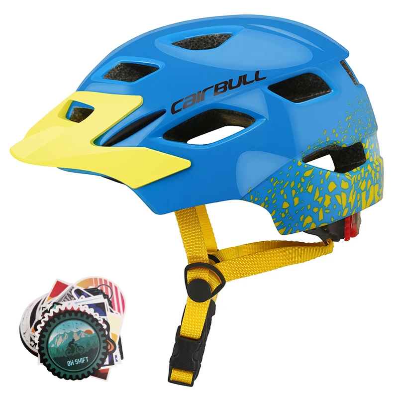 Cairbull Kids Safety Helmets MTB Road with Rear Light Children Bicycle Helmet Wi - £104.57 GBP