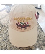 POLO RALPH LAUREN MEN&#39;S KHAKI 3 POLO PLAYER/PONY LOGOS BALL CAP HAT OSFA... - €19,41 EUR