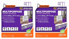 Multipurpose Self-Stick Weatherseal 1-7/8&#39;&#39; W x 84&#39;&#39; L FROST KING PD84CL... - $15.83