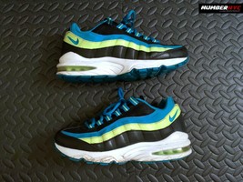 Authenticity Guarantee 
Nike Air Max 95 Black Teal Neon Green Athletic S... - $79.19