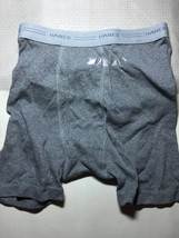 Hanes Men&#39;s Cotton Polyester Comfort Flex Boxer Briefs Size Small 28&quot; 30&quot; Gray - £11.08 GBP
