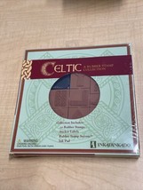 NEW Inkadinkado Celtic Rubber Stamp Collection 10 Piece Set with Ink Pad... - £4.65 GBP