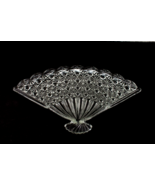 Fenton Daisy and Button Fan Shaped Vanity Tray Dish Clear Excellent Cond... - €8,30 EUR