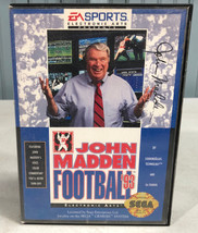 Sega John Madden Football 1993 Video Game With Booklet Untested - $8.14