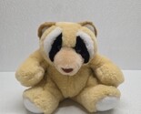 Rare 24k Polar Puff Joey Yellow Raccoon Plush Vintage 1990 - $54.35