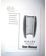 ESB Galaxy Tanning Booth User Manual Stand Up Tanning 30 Lamp - €8,10 EUR