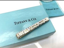 Tiffany &amp; Co vintage Atlas 5.3cm Tie Pin sterling silver SV925 tie clasp Auth - £160.84 GBP