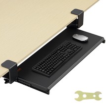 VEVOR Keyboard Tray Under Desk, Pull out Keyboard/Mouse Tray Under Desk with Stu - $2,357.76 MXN