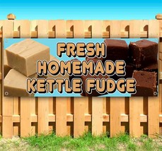 Fresh Homemade Kettle Fudge Advertising Vinyl Banner Flag Sign Many Sizes - £17.41 GBP+