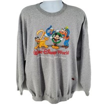 Walt Disney World 2000 Ladybug Crewneck Sweatshirt Size XL Gray 50/50 - $33.62