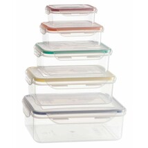 Memory Seal Storage Container Set 10-Pc Silicone Stackable BPA Free Plas... - $326.00 Memory Seal Storage Container Set 10-Pc Silicone Stackable BPA Free Plas... - $326.00