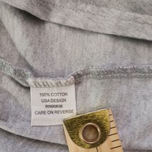 Sport-Tek NOMAD 615 Men's Gray & Black Cotton 3/4 Sleeve Reglan T-Shirt Size M image 4