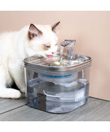 Pet Cat Dog Stainless Steel Automatic Water Dispenser Intelligent Fountain - £31.15 GBP+