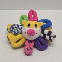 An item in the Baby category: Vintage Kids II Multicolor Flower Lion Baby Rattle Plush