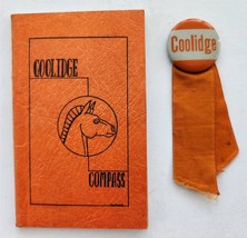 1948 Vintage Calvin Coolidge High School Washington Dc Pinback And 1st Handbook - £70.78 GBP