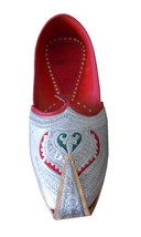 Men Shoes Jutti Boho Leather Mojari Indian Handmade Espadrilles Mojari US 8.5  - £43.85 GBP