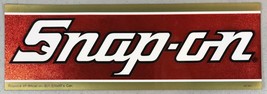 Vintage SNAP-ON TOOLS - Replica of Decal on Bill Elliott’s Car - 11 Inches Long - £11.83 GBP