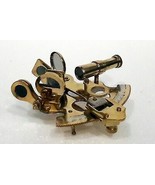Halloween Sextant Nautical Golden Brass Victorian Old Gps System German - £24.29 GBP