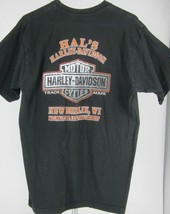 Harley Davidson Motorcycle T-Shirt Large-105 Years-Milwaukee WI GRAY STR... - $18.51