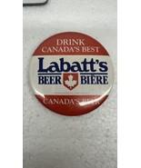 1986 Drink Canada&#39;s Best LABATT&#39;S BEER BIERE large 3&quot; pinback button - £8.63 GBP