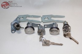 65-66 Mustang Ford Ignition Door Trunk Glovebox Lock Cylinders Keys New - £39.69 GBP