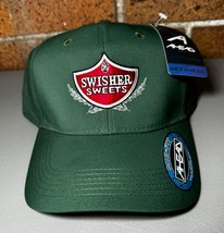 NWT Swisher Sweets Cigars Green Cap Strapback Hat Logo Graphic AHEAD hea... - £15.98 GBP