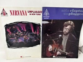 Nirvana &amp; Eric Clapton Unplugged Songbooks Guitar - £15.49 GBP