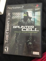 Tom Clancy&#39;s Écharde Cellule sony PLAYSTATION 2 PS2 Vidéo Jeu Complet - £3.94 GBP