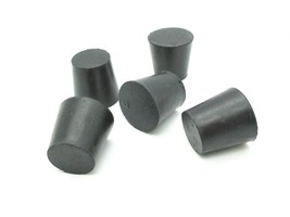 #3 Solid Rubber Stoppers  Lab Tapered Plug Bung Cork  Fits 25/32&quot; to 15/... - £8.82 GBP+