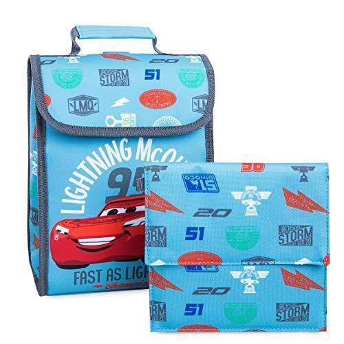 Disney Lightning McQueen Lunch Tote Blue - $16.78