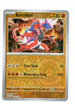 Pokémon TCG Koraidon 124/198 Holo Rare Scarlet &amp; Violet Base Set Card Li... - £1.46 GBP