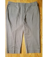 Chico&#39;s Womens Size 2.5 Brown Capri Cropped Pants - $12.23