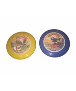 Smurf Series Wham-O Pocket Size Collectible Frisbee Set Of 2 Vintage 1980’s - £13.47 GBP