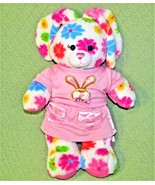 Build A Bear FLOWER BUNNY Blossom with PINK RABBIT 2 Piece Skirt Shirt Plush Toy - £12.70 GBP