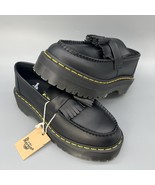 Dr. Martens Adrian Leather Platform Tassel Loafers Mens 9 Wms 10 Black S... - $156.03 CAD