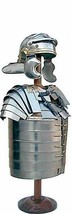 Roman Lorica Segmentata Breastplate Armor Costume + Roman Centurion Helmet Rrr - £156.59 GBP