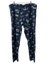 Time and True Womens Size 3x Blue Christmas Truck Lounge Pajama Pants Pu... - $10.20