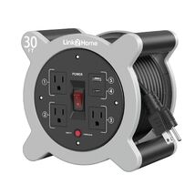 EXTENSION CORD CABLE ELECTRICAL OUTDOOR EXTERIOR USB RV BLACK 16 GAUGE 3... - $42.99