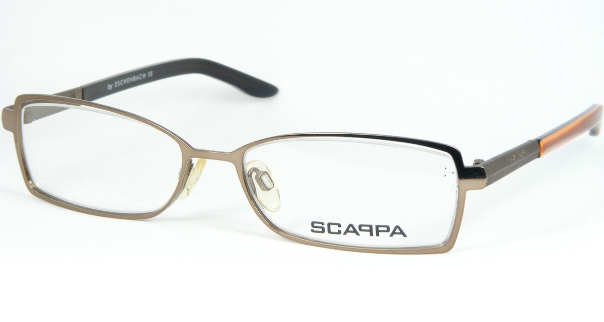 Scappa Von Eschenbach 5536 60 Bronze Brillen Metallrahmen 53-16-135mm - $58.61