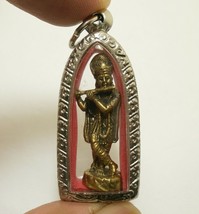 Krishna God Of Compassion Tenderness And Love Vishnu Avatar Hindu Pendant Amulet - £30.97 GBP
