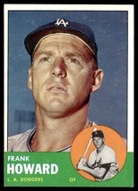 1963 Topps #123 Frank Howard VGEX-B107R12 - £39.56 GBP