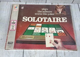 VTG Milton Bradley Solotaire 4330 Board Game 1973 Lucille Ball Card Retro MB USA - £12.54 GBP