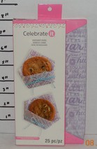 Celebrate It Purple Design Cookie Parchment Paper Sheets - 25 pc - £7.82 GBP