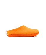 Woolly&#39;s Indoor Open Heel Slippers With Leather Sole (Orange) - 45 | Pre... - $95.73 CAD