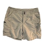 REI Shorts Women Sz 10 Brown Lightweight Outdoor Cargo Pockets Hiking Ac... - €13,82 EUR