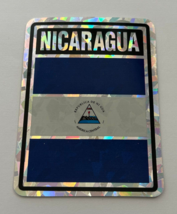 Nicaragua Country Flag Reflective Decal Bumper Sticker - $6.79