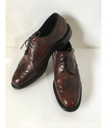Executive Imperials Wingtip Oxford Shoes Men 9.5 D Brown - $63.36 CAD