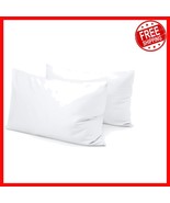 Luxurious Set of 2 Toddler Pillowcases 14x20 – Soft Egyptian Cotton, Whi... - $501.85 MXN