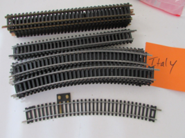 Lot of HO Track Feller Garnet Italy Curved Straight Steel Terminal &amp; Brass - £11.32 GBP